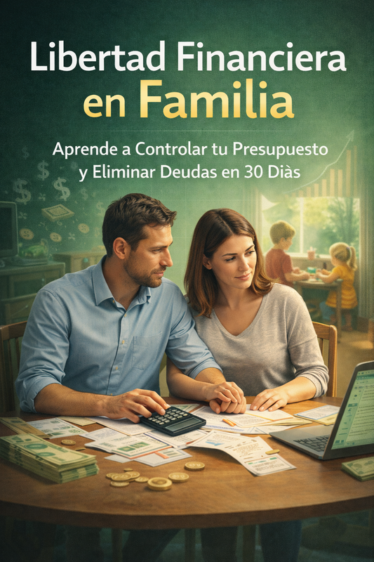 💸🏠 Libertad Financiera en Familia en 30 Días: Cómo Organizar tu Dinero, Reducir Deudas y Crear Estabilidad Económica en tu Hogar