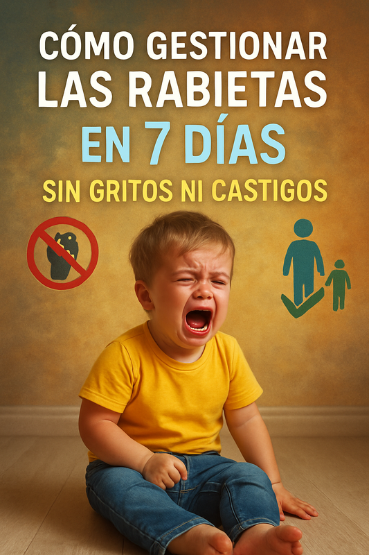 😡➡️❤️ Cómo Gestionar las Rabietas en 7 Días: Educa con Calma, Amor y Límites sin Gritos ni Castigos